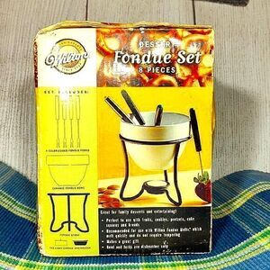 Vintage Wilton Dessert Fondue Set 8 Piece